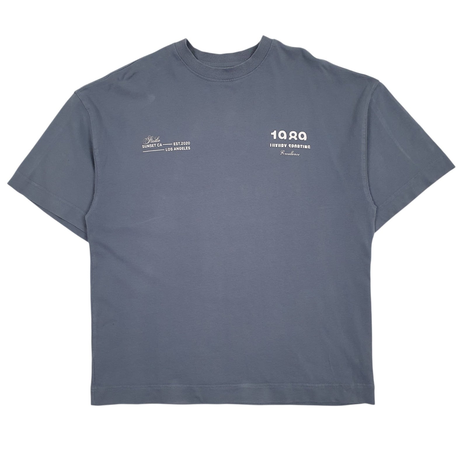 Mens Blue River Island  Short Sleeve T Shirt
