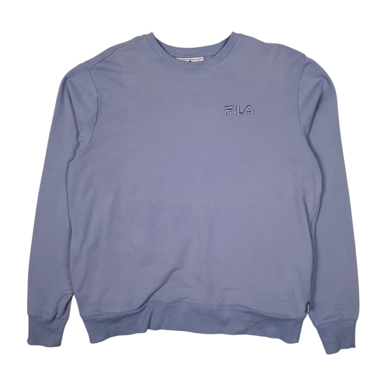 Womens Blue Fila  Crewneck Jumper