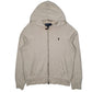 Mens Cream Polo Ralph Lauren Hoodie Full Zip Jumper