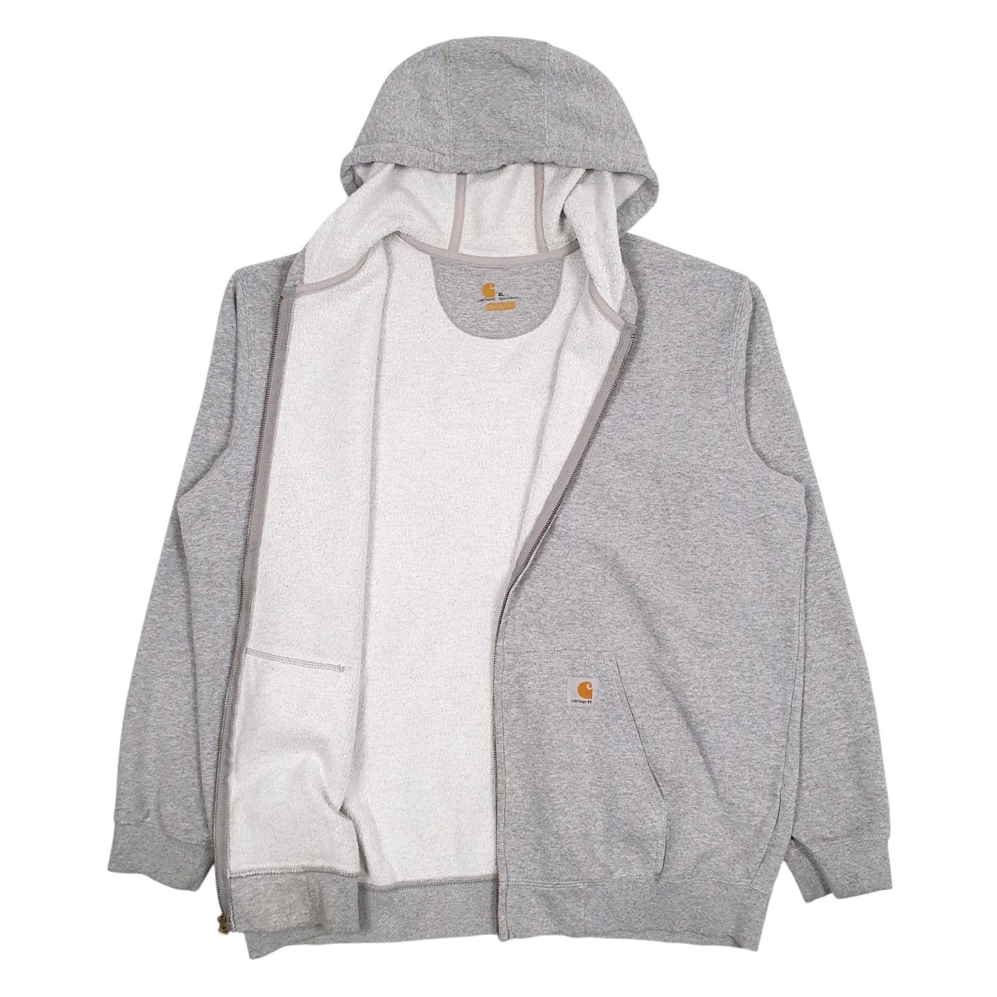 Mens Grey Carhartt  Full Zip Jumper