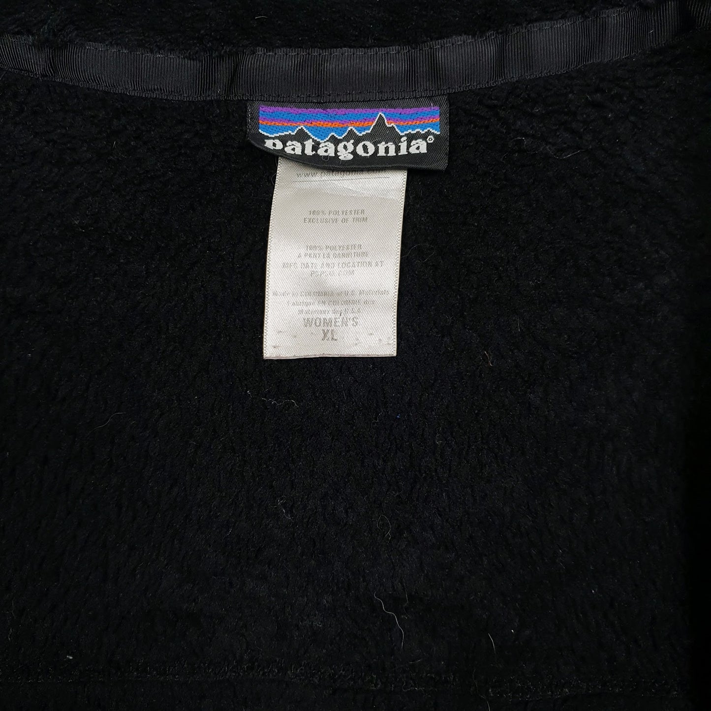 Womens Black Patagonia Los Gatos Vest Bodywarmer Gilet Jumper