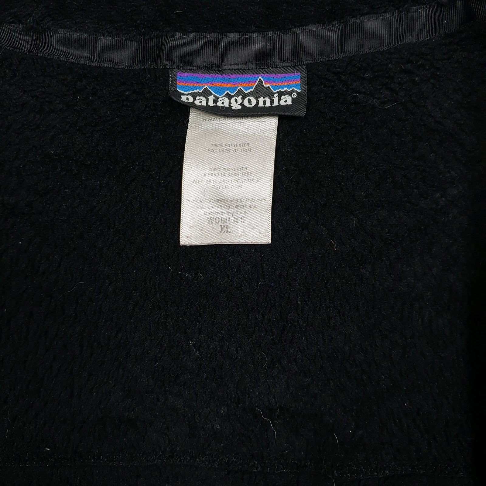 Womens Black Patagonia Los Gatos Vest Bodywarmer Gilet Jumper