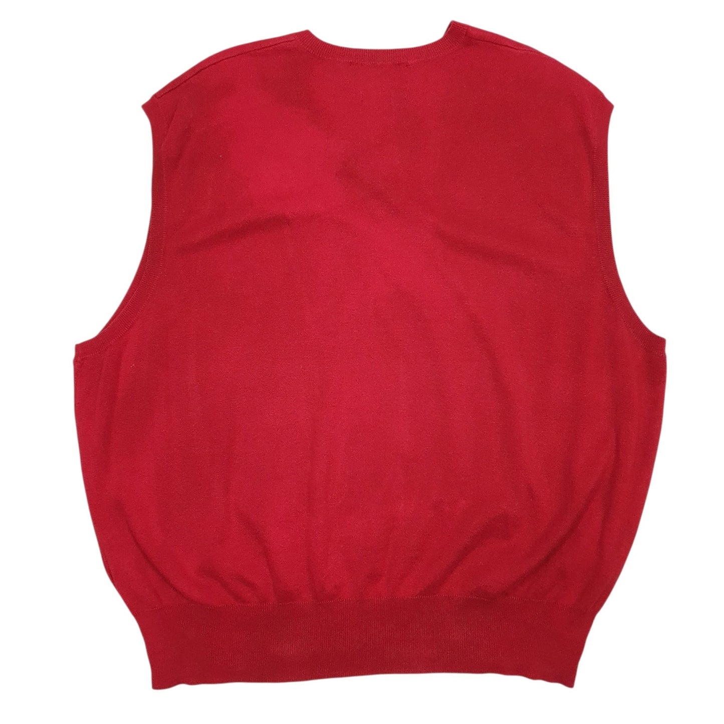 Mens Red Polo Ralph Lauren Golf Vest Jumper