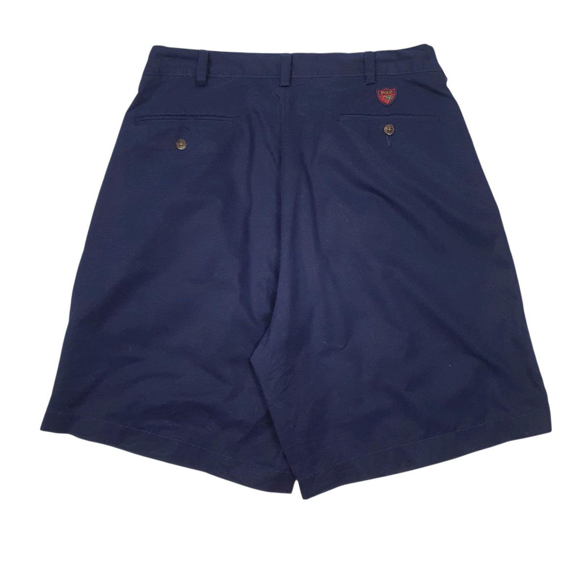 Mens Navy Polo Ralph Lauren Golf Pleated  Shorts