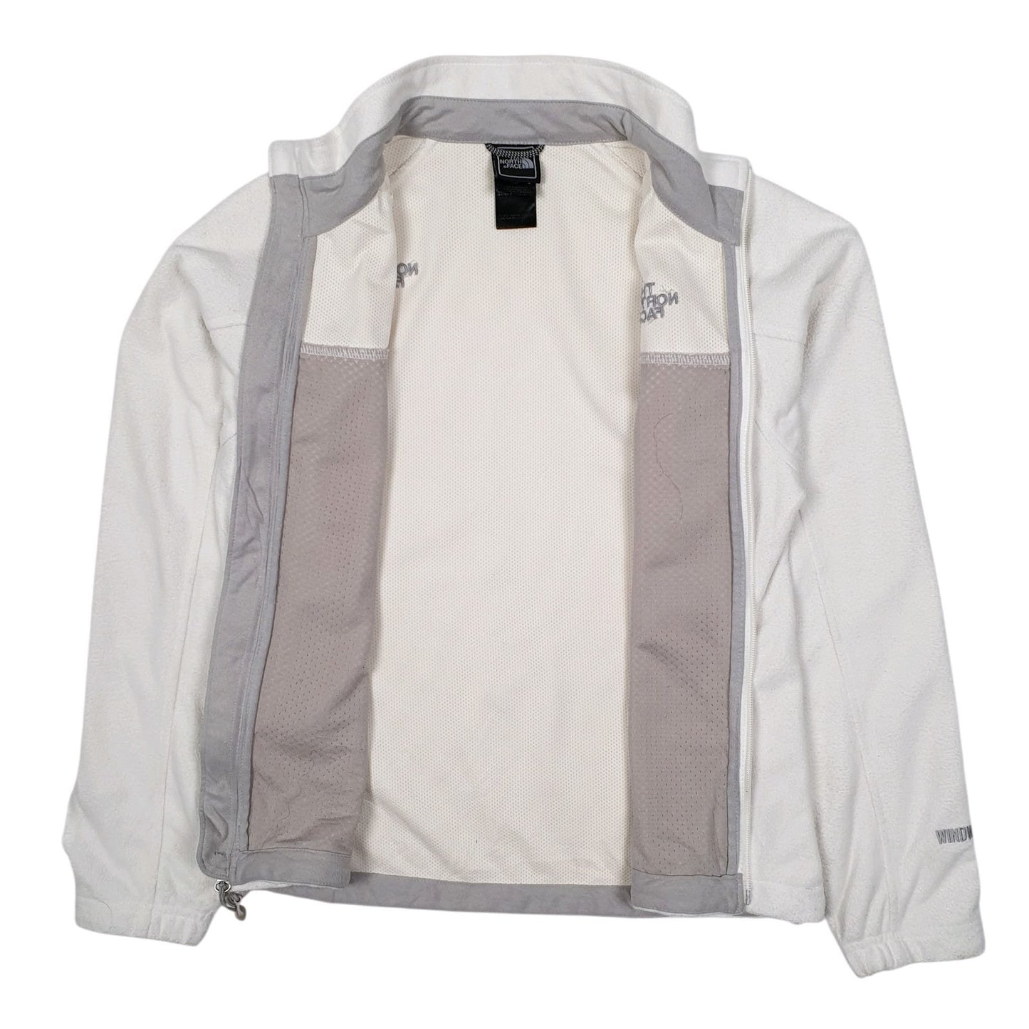 Womens White The North Face  Full Zip Jumper