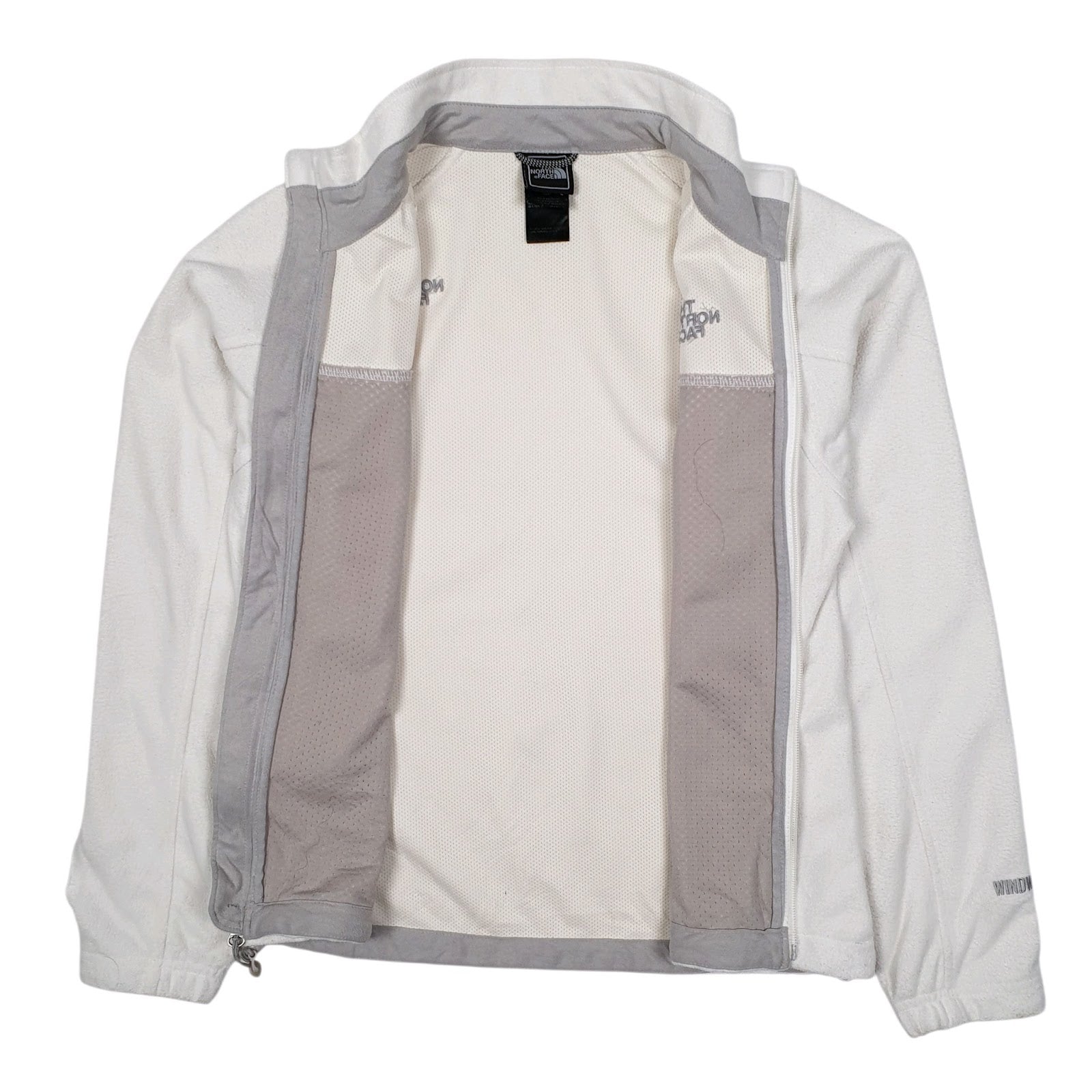 Womens White The North Face  Full Zip Jumper
