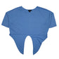 Womens Blue Atmosphere  Short Sleeve T Shirt