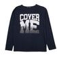Mens Navy Le Confort Cover Me Long Sleeve T Shirt