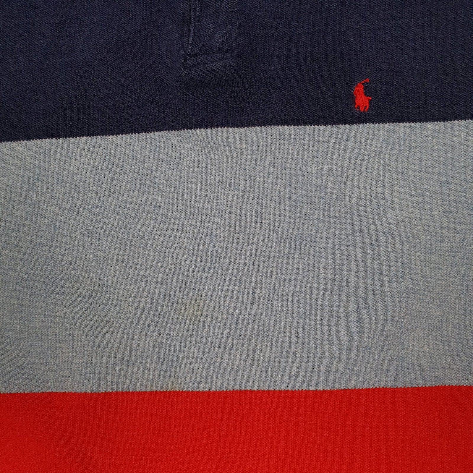 Mens Blue Polo Ralph Lauren Vintage 90s Made In USA  Polo Shirt