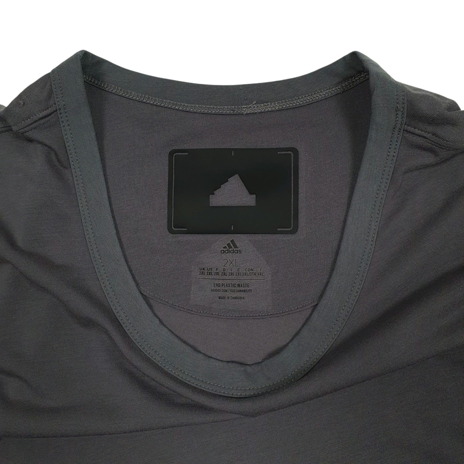 Mens Grey Adidas   T Shirt