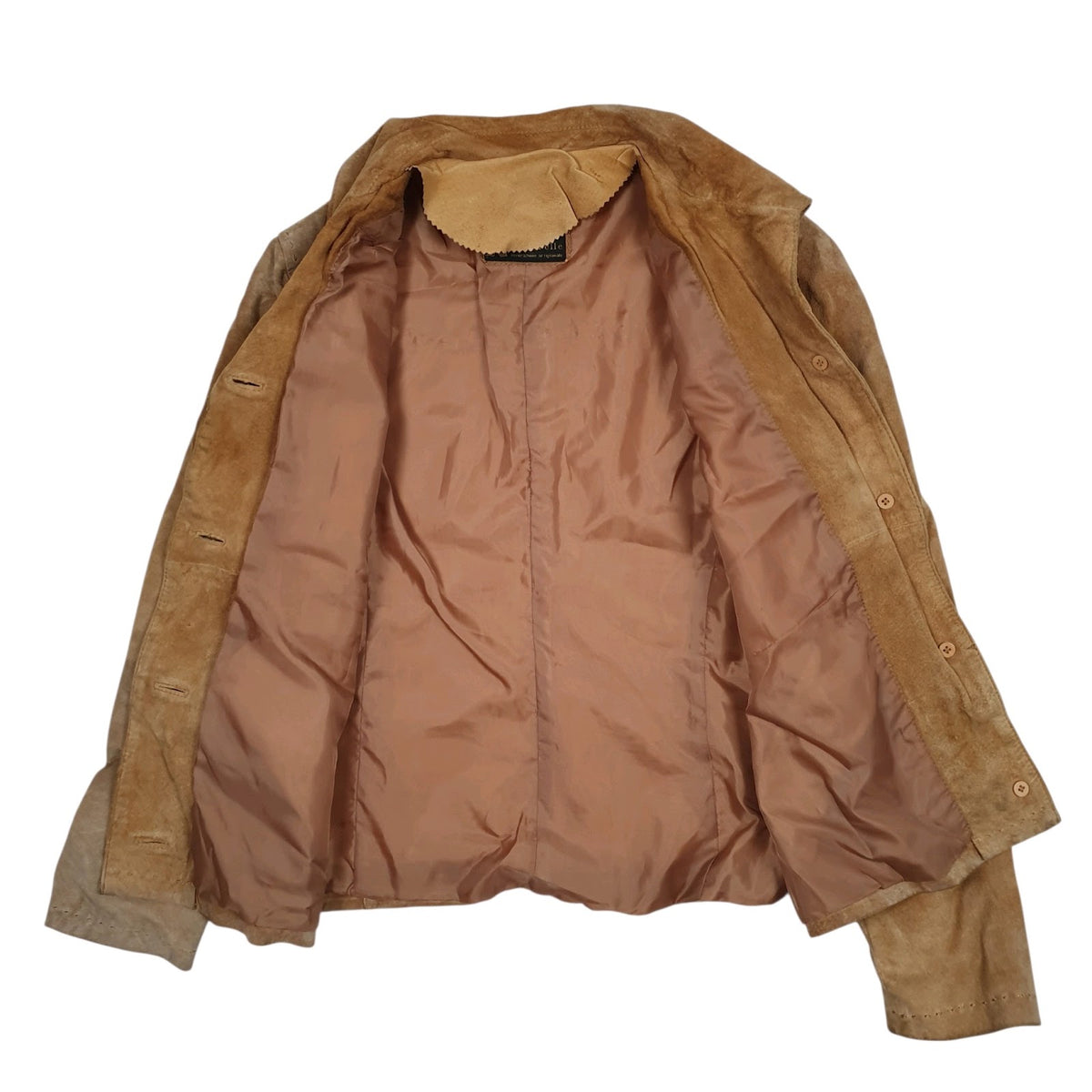 Womens Brown Vera Pelle Western Bomber Blazer  Coat
