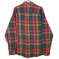 Mens Red L.L.Bean Flannel  Shirt