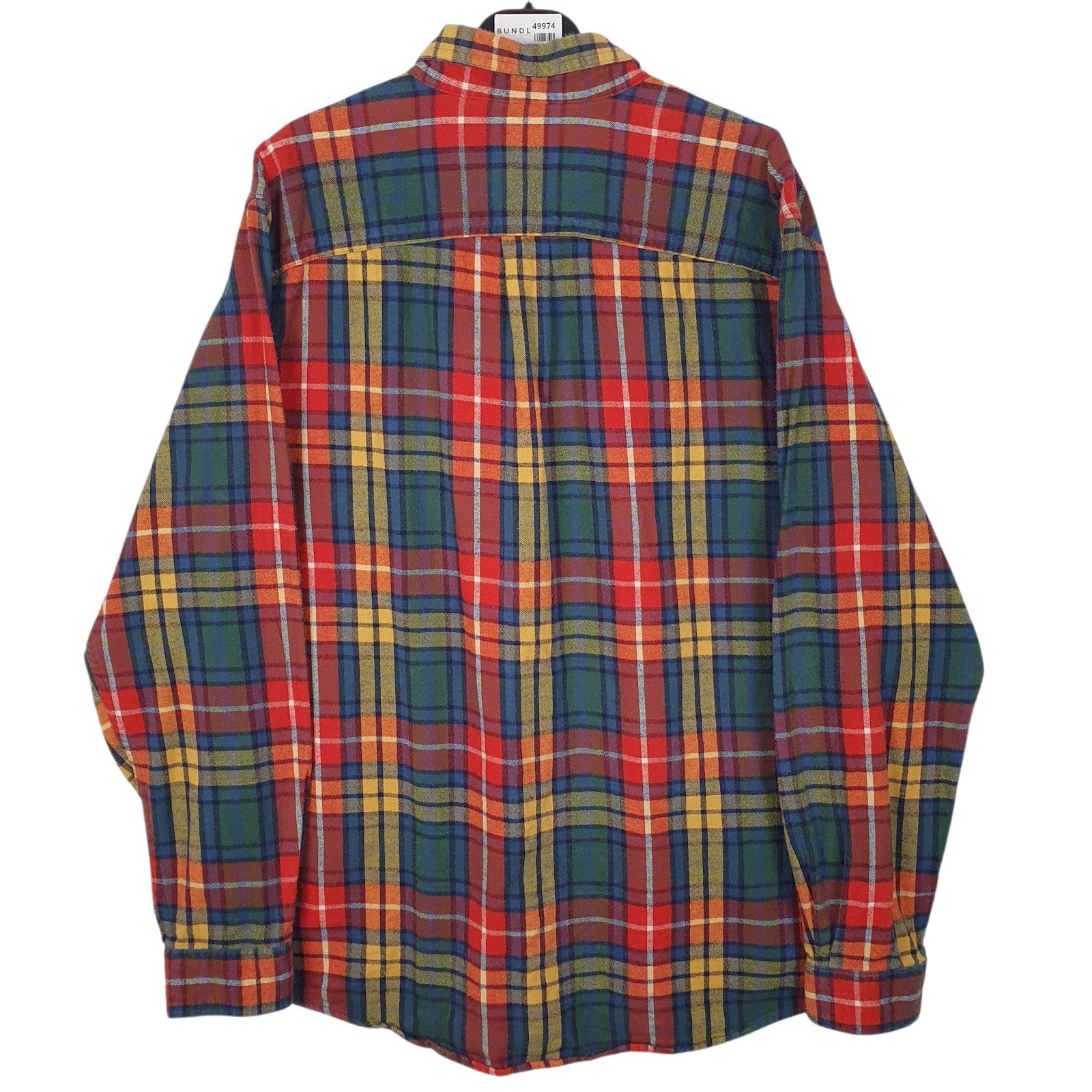 Mens Red L.L.Bean Flannel  Shirt