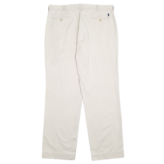 Mens Cream Polo Ralph Lauren Preston Pant  Trousers