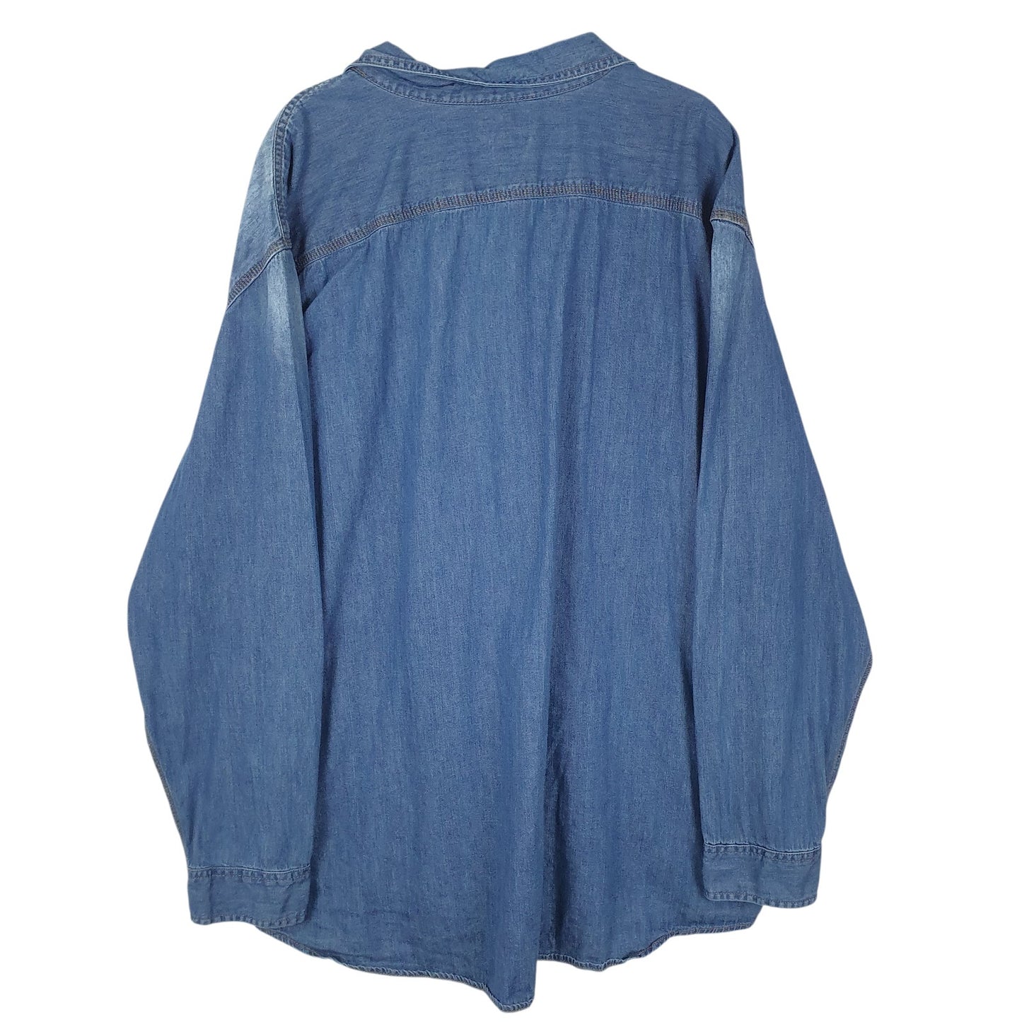 Mens Blue L.L.Bean Denim  Shirt
