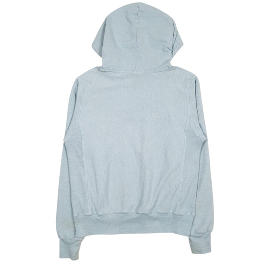 Mens Blue Champion Reverse Weave Hoodie Jumper