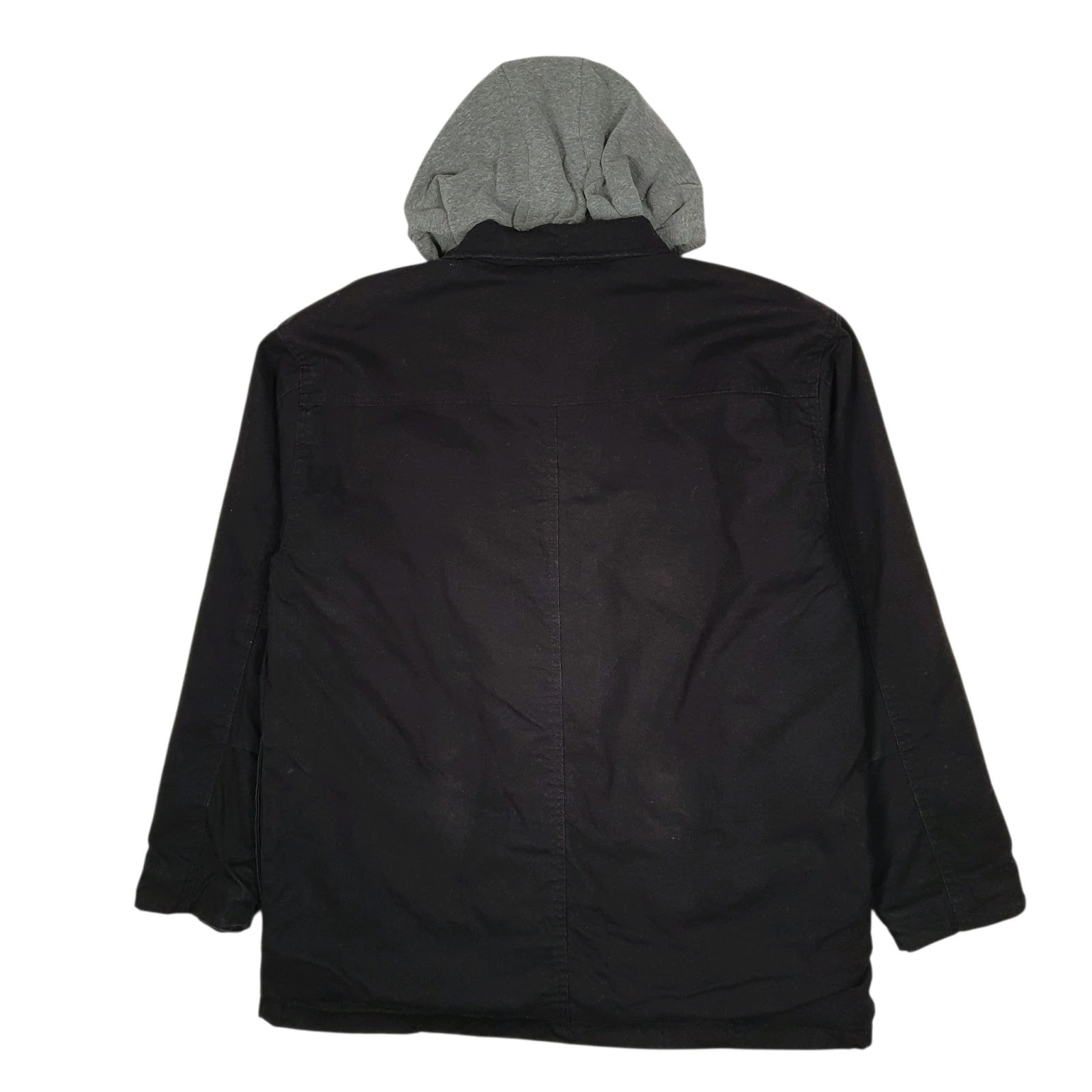 Mens Black Wrangler Hoodie Chore  Coat
