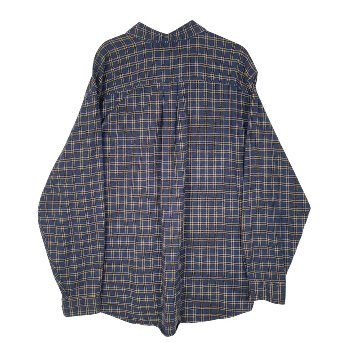 Mens Blue L.L.Bean Flannel  Shirt