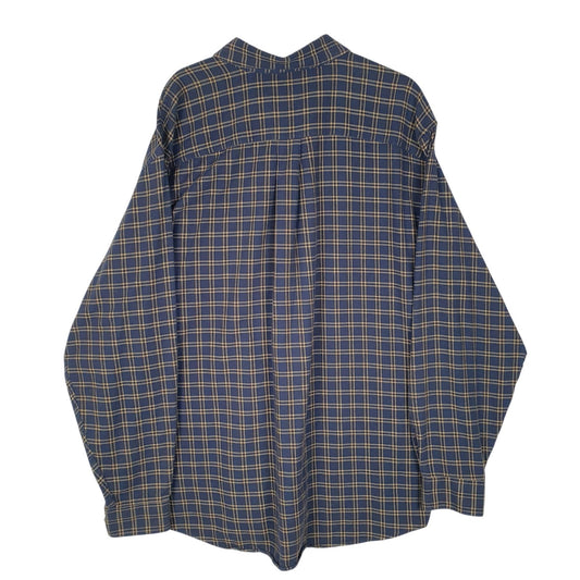 Mens Blue L.L.Bean Flannel  Shirt