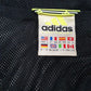 Mens Black Adidas Vintage 90s Equipment  Coat