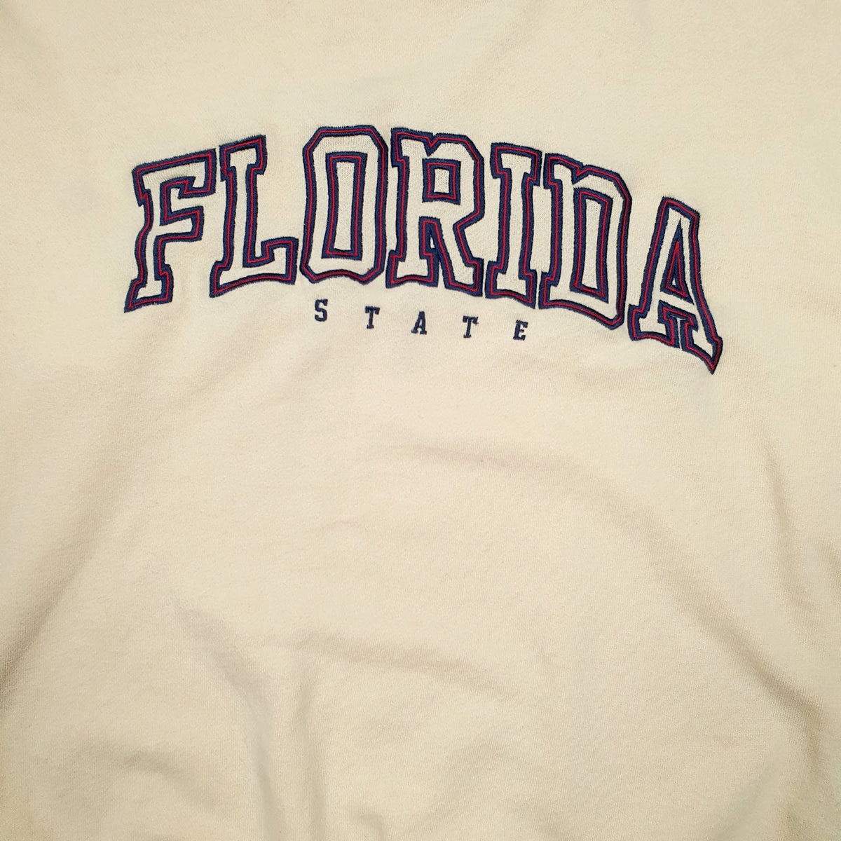 Womens Yellow Supré Baggy Oversized Florida State Crewneck Jumper