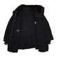 Womens Black Marithe Francoise Girbaud Fur Lined Trench  Coat