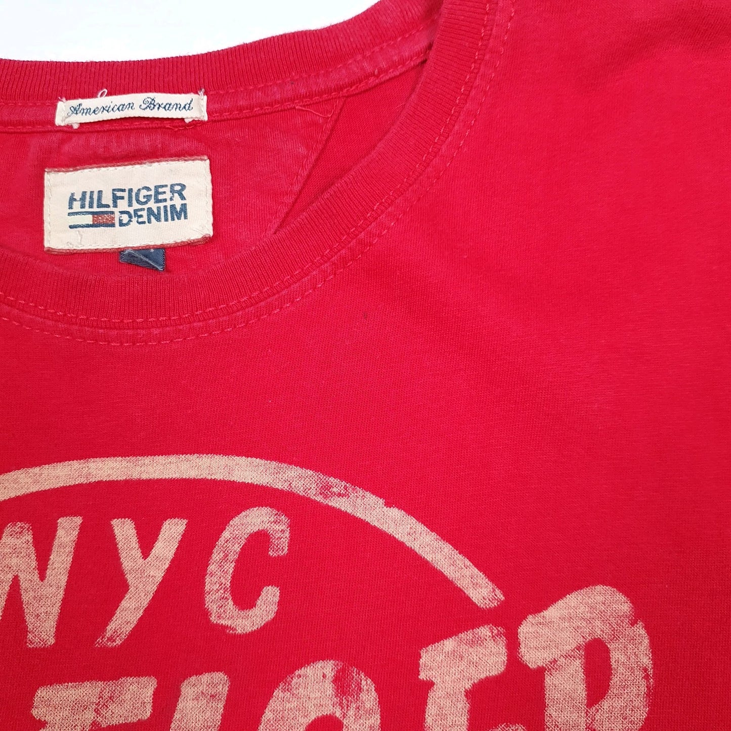 Mens Red Tommy Hilfiger   T Shirt