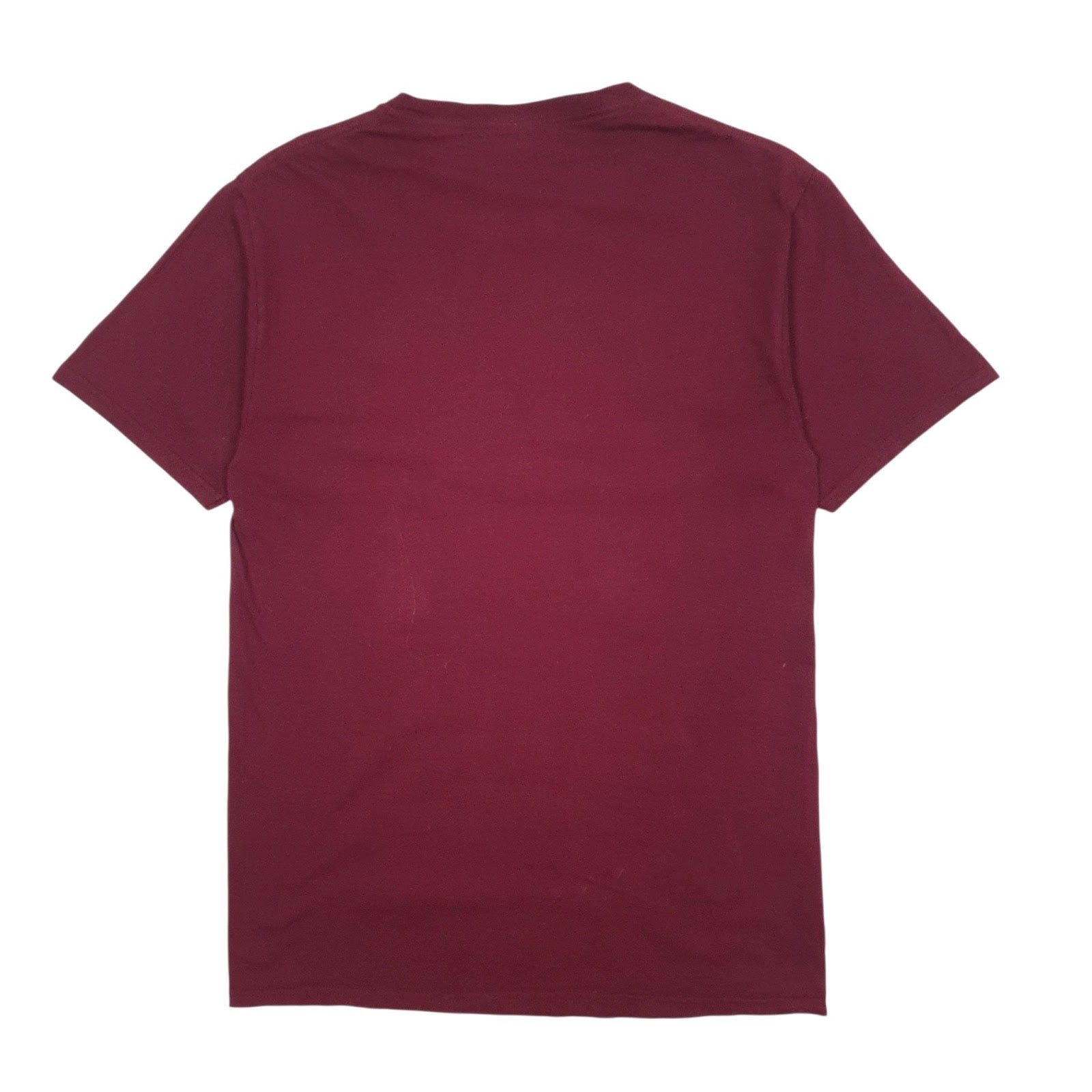 Mens Burgundy Fruit Of The Loom Indian Hills Warriors Football  T Shirt