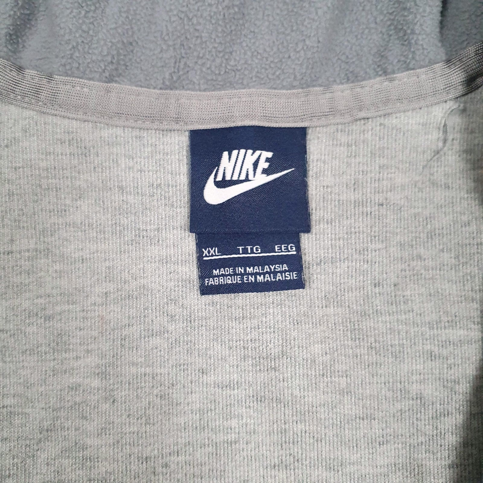 Mens Grey Nike  Full Zip Jumper