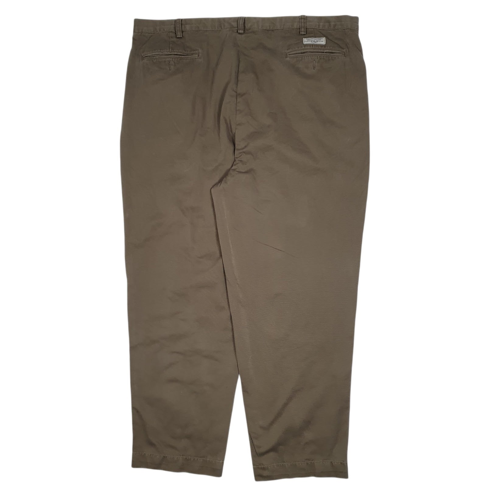 Mens Brown Polo Ralph Lauren Andrew Pant Pleated  Trousers