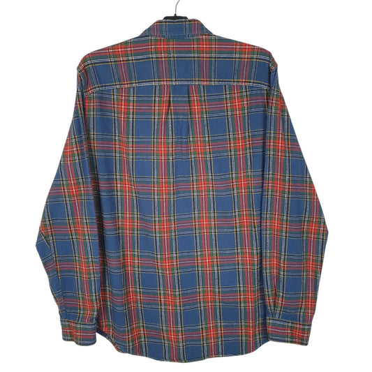 Mens Blue L.L.Bean Flannel  Shirt