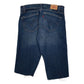 Womens Blue Levis 504  Shorts