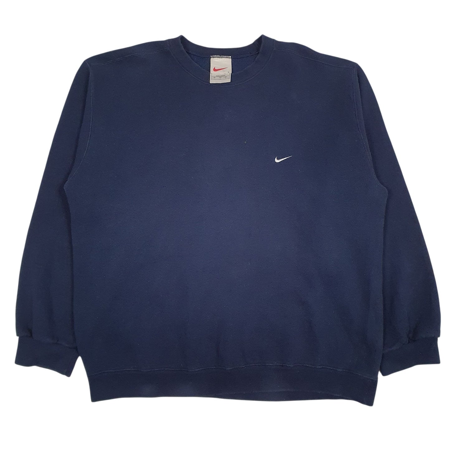 Mens Navy Nike Vintage 90s Crewneck Jumper