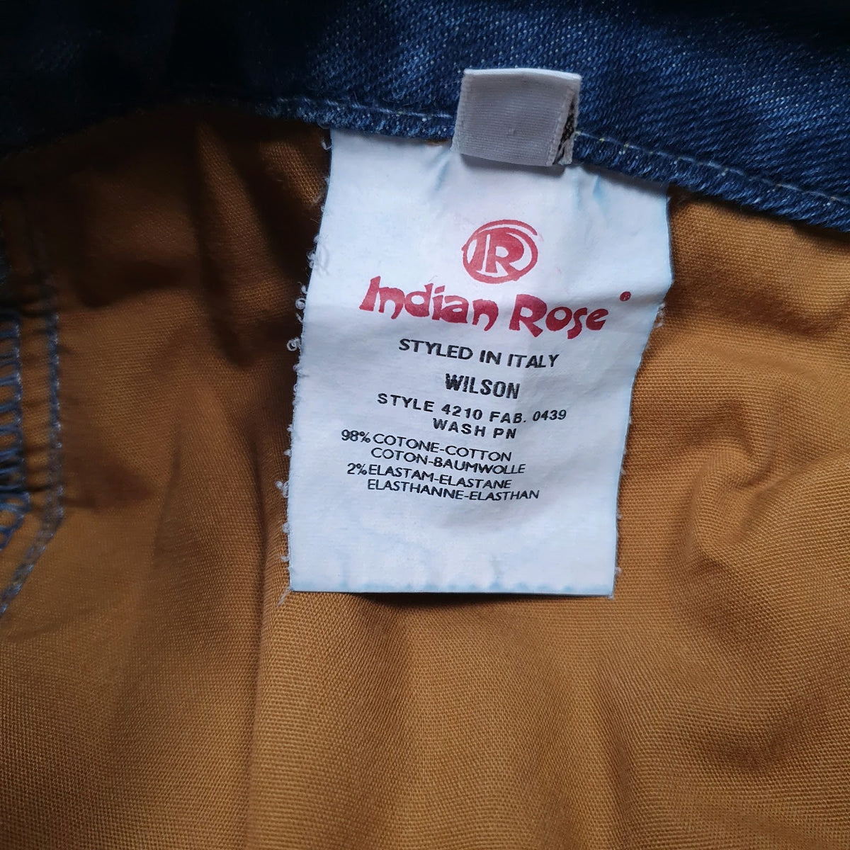 Womens Blue Indian Rose   Jeans