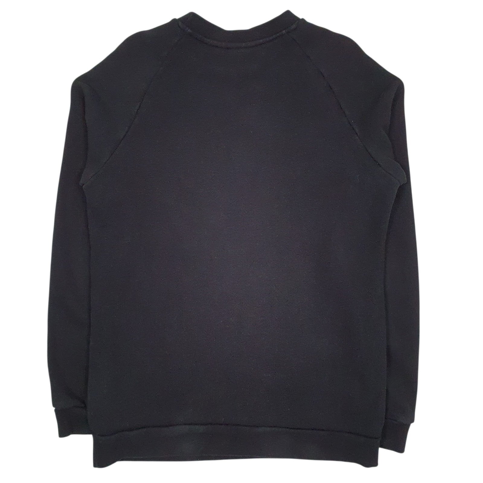 Mens Black Adidas Spellout Crewneck Jumper