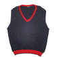 Mens Navy Fila  Vest Jumper