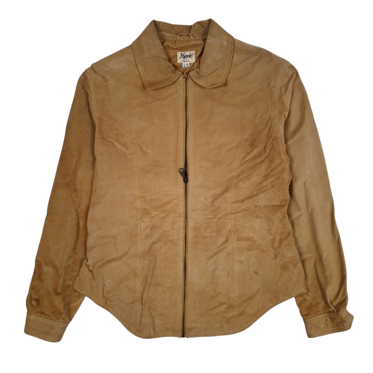 Womens Beige Kippie Bomber  Coat