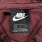 Mens Burgundy Nike  Hoodie Jumper