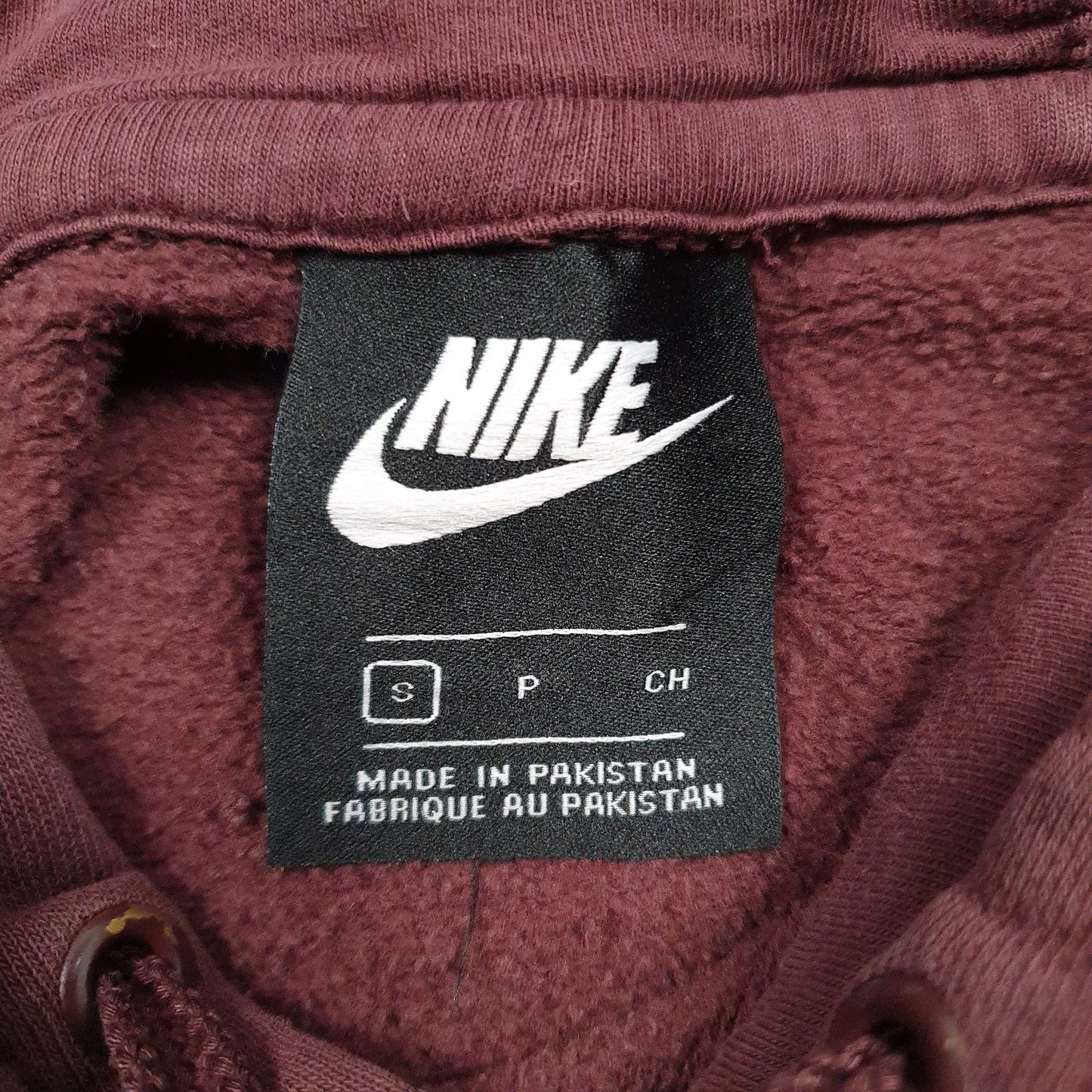 Mens Burgundy Nike  Hoodie Jumper