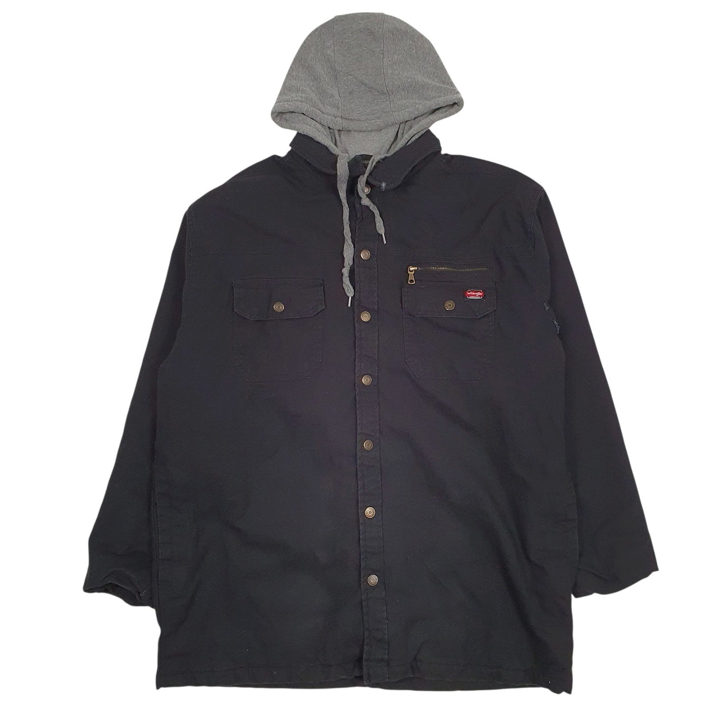 Mens Black Wrangler Padded  Coat