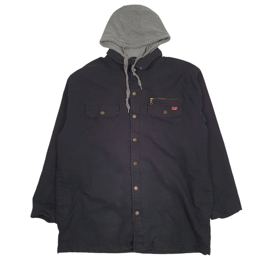 Mens Black Wrangler Padded  Coat