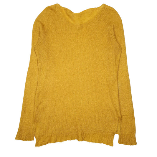 Womens Yellow B1ghet Knit Crewneck Jumper