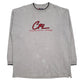 Mens Grey Ralph Lauren Vintage 90s Spellout Crewneck Jumper