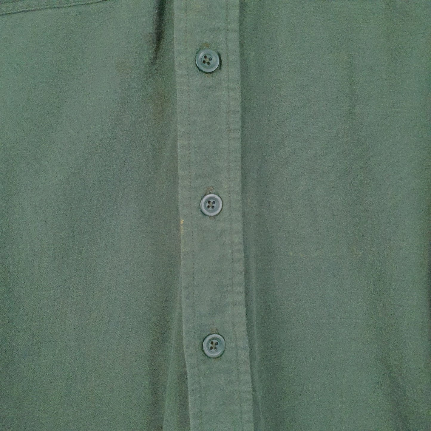 Mens Green L.L.Bean Chamois  Shirt