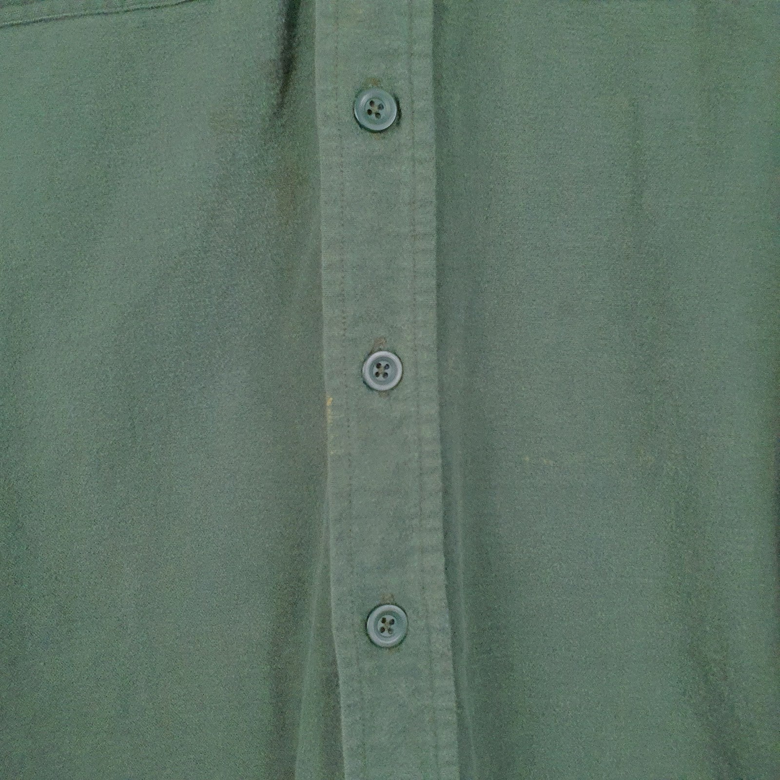 Mens Green L.L.Bean Chamois  Shirt