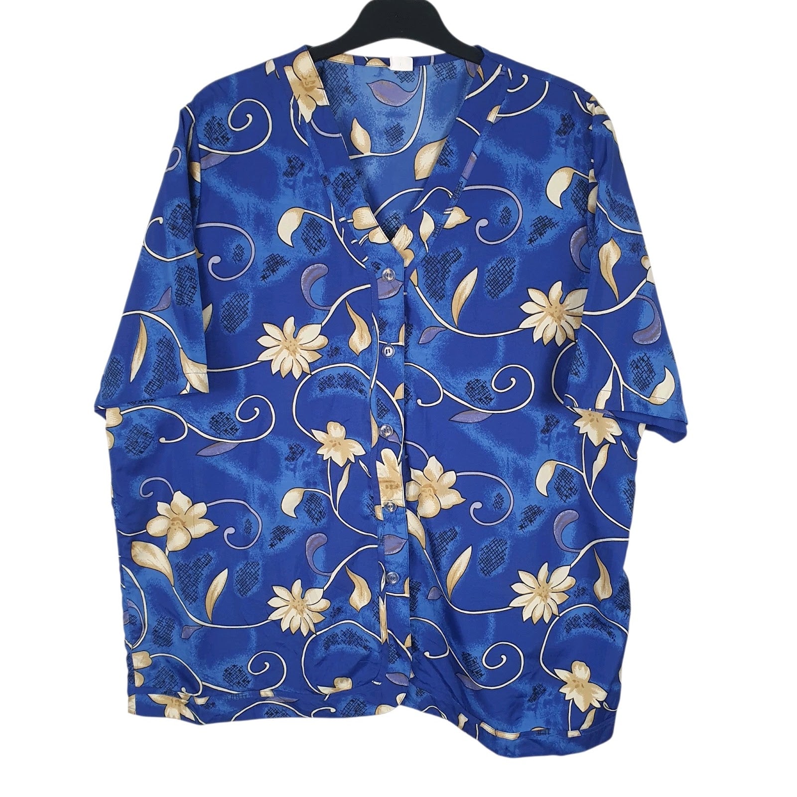 Mens Blue Unbranded  Short Sleeve Shirt