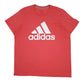 Mens Pink Adidas  Short Sleeve T Shirt
