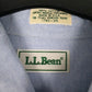 Mens Blue L.L.Bean Vintage 90s Made In USA  Shirt