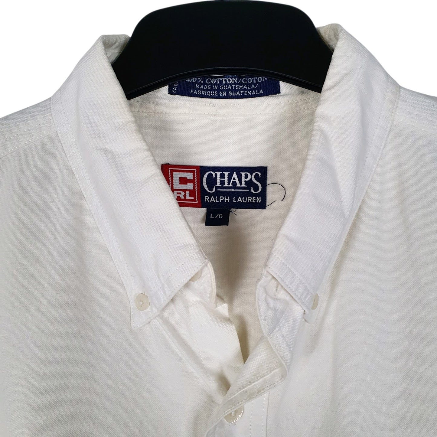 Mens White Ralph Lauren Vintage 90s  Shirt
