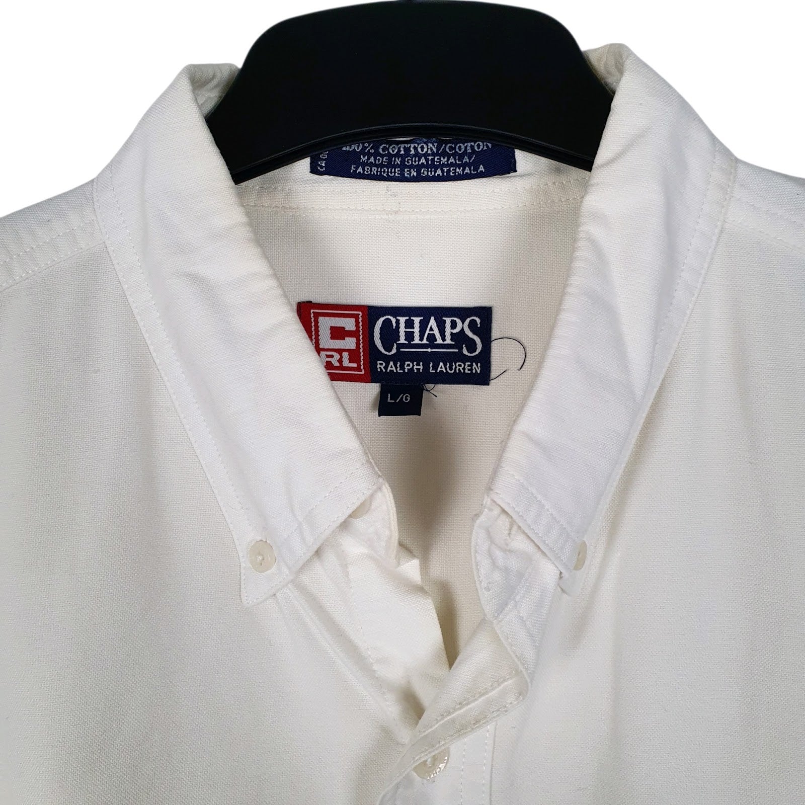 Mens White Ralph Lauren Vintage 90s  Shirt